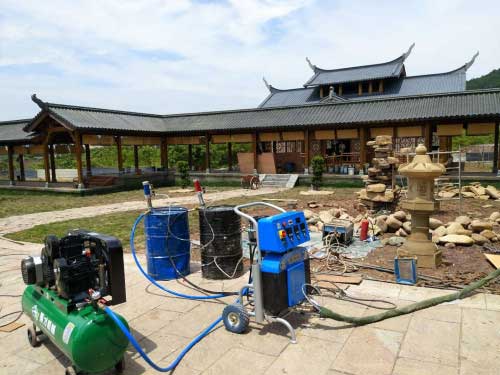 影視基地假山道具施工(圖1) 影視基地施工